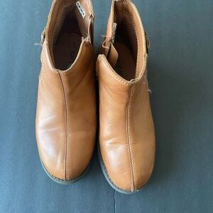 Kids Tan Leather Boots